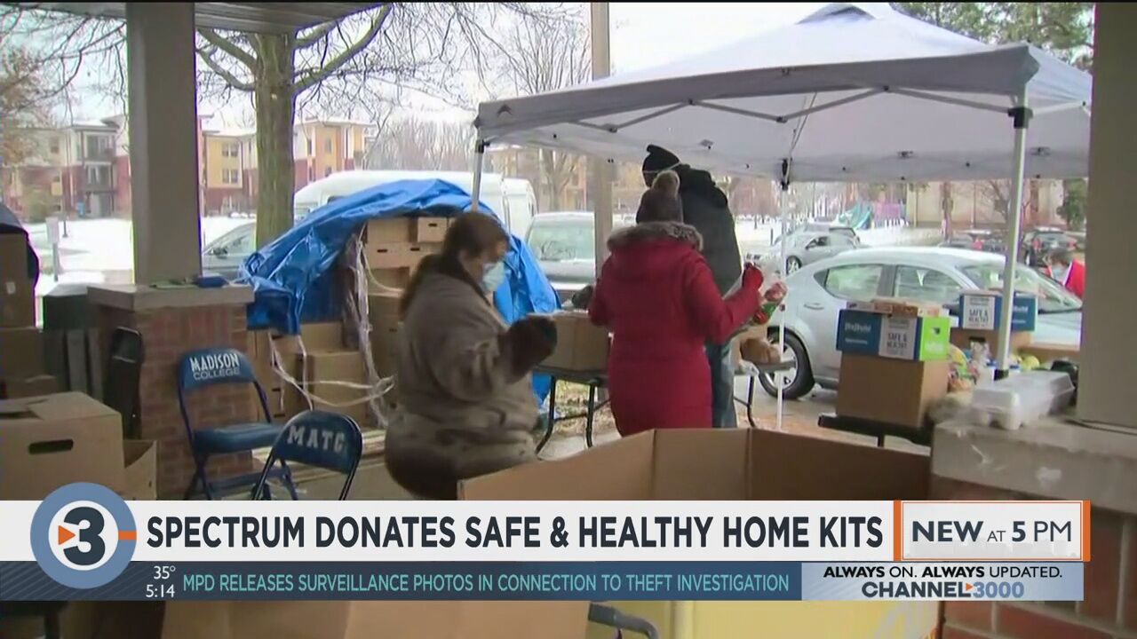 Spectrum Donates Safe And Healthy Home Kits | Local News | Channel3000.com