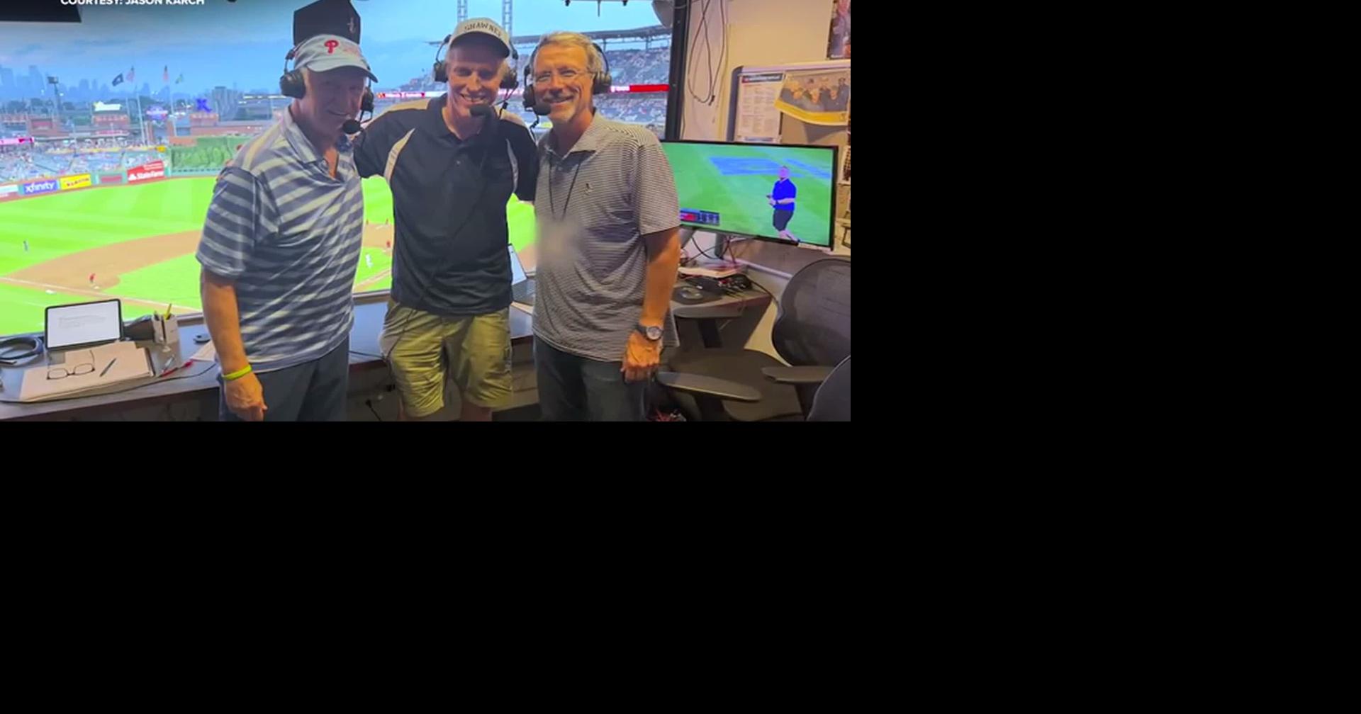 Longtime sports announcer's dream comes true in Phillies' radio booth