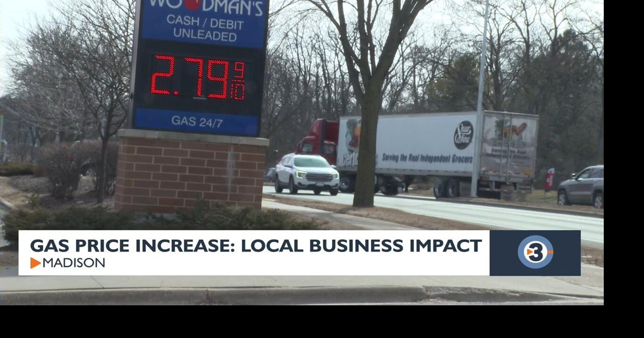 Rising gas prices impact Madison business as war in Iran continues