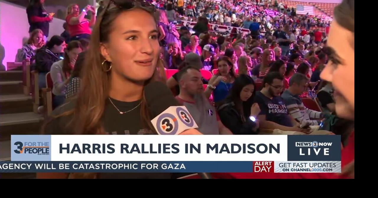 Harris hosting a rally in Madison | Video | channel3000.com