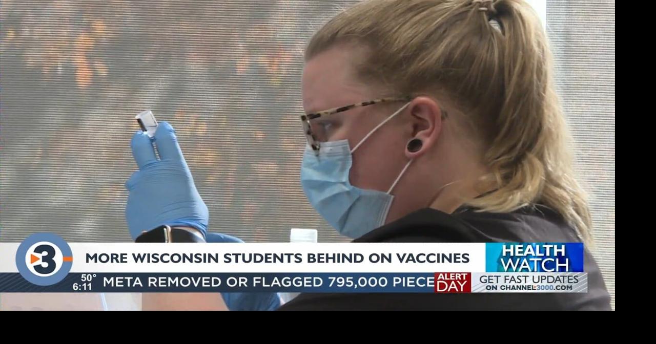 Vaccination rates of Wisconsin students are still below prepandemic