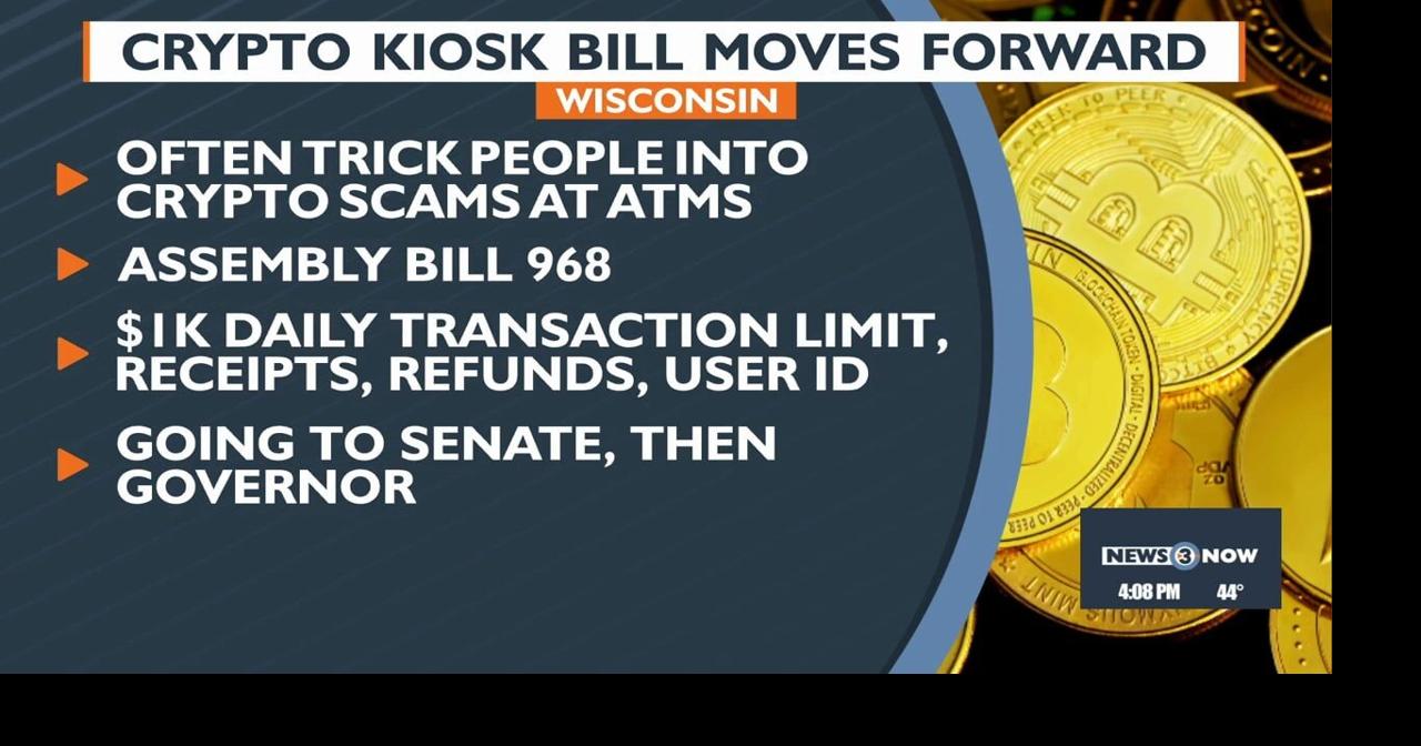 Wisconsin Assembly passes bill to protect consumers from cryptocurrency ATM scams