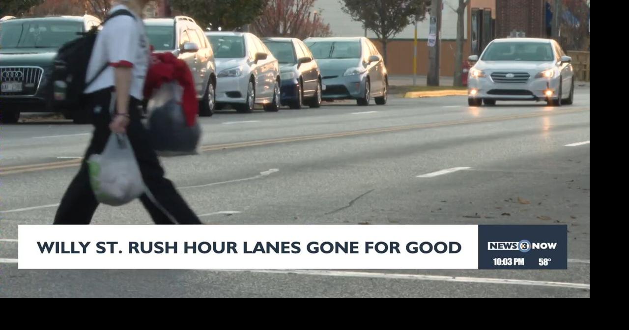 Peak-hour traffic lanes on Williamson St. gone for good | News ...