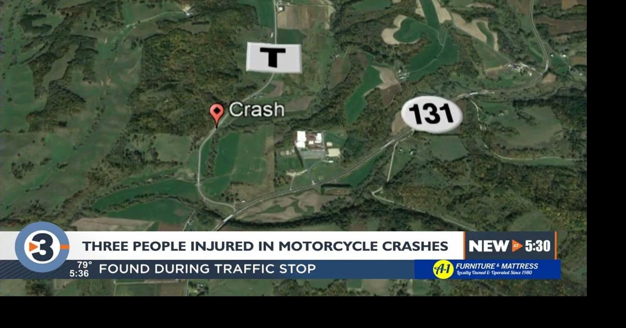 Motorcycle crashes in Monroe County leave three people injured | News ...