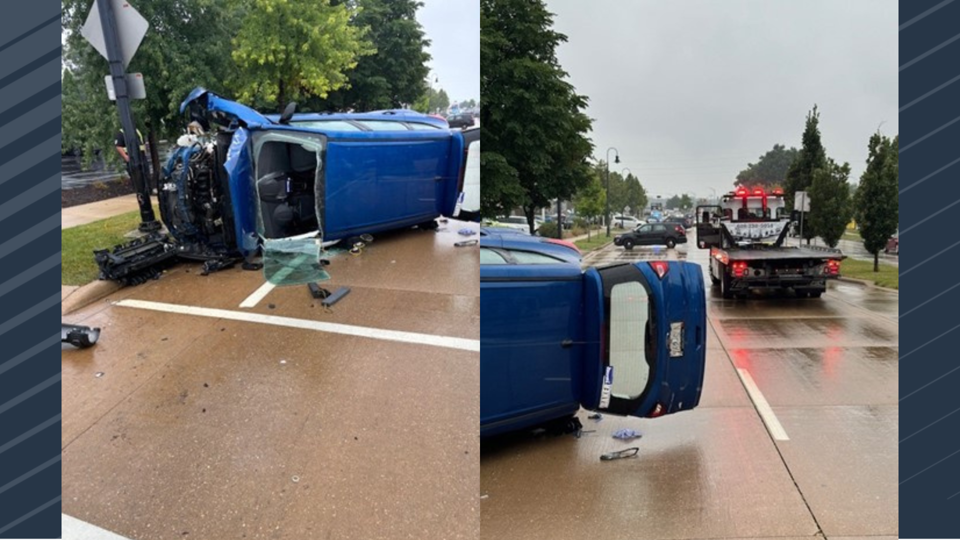 Madison man taken to hospital, faces OWI charge after crash with light ...