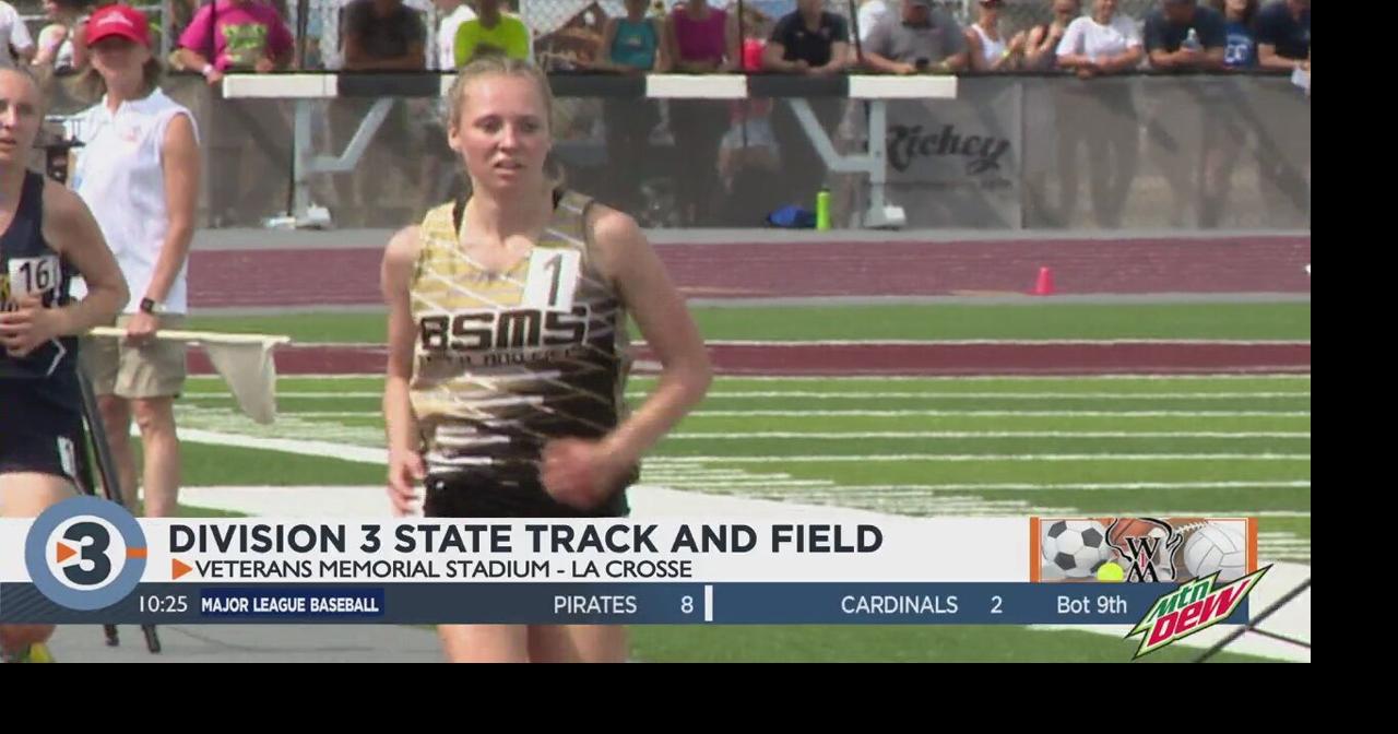 Kayci Martensen runs wild during D3’s day at the State Track and Field