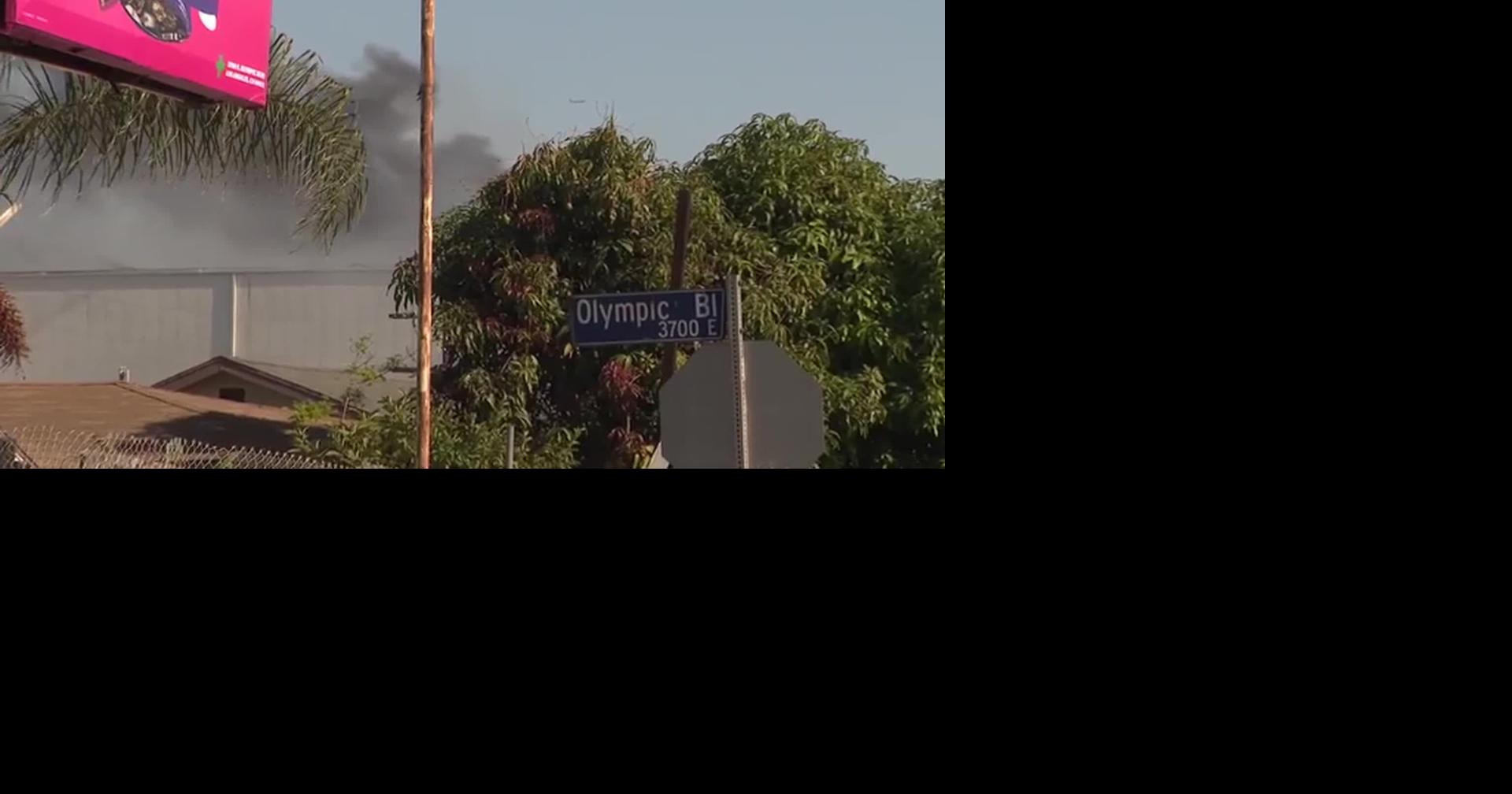 Shelter-in-place lifted after large fire at cold storage facility