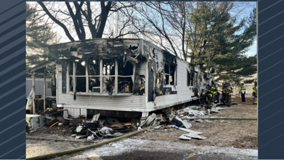 Early morning blaze destroys mobile home on Madison's north side | News ...