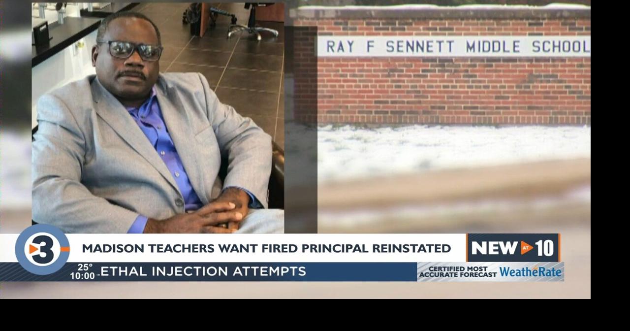 Madison teachers tell school board they want fired principal reinstated ...