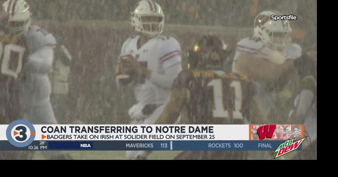 Wisconsin QB Jack Coan transfers to Notre Dame Wisconsin Badgers
