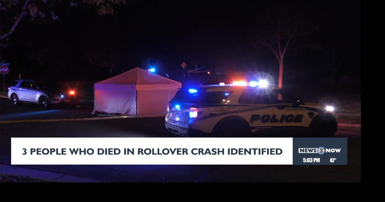 Three victims identified in fatal Madison rollover crash | Video ...
