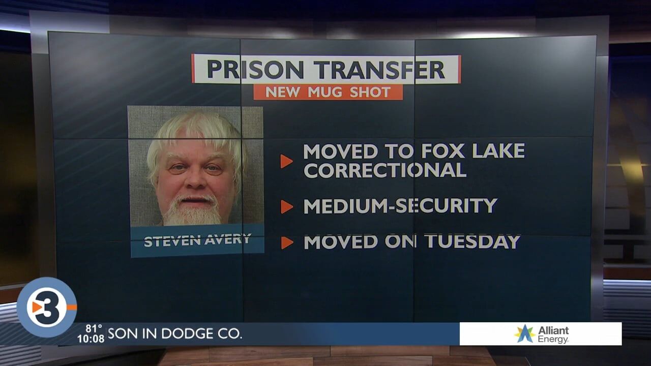 Steven Avery moved to a Wisconsin medium-security prison