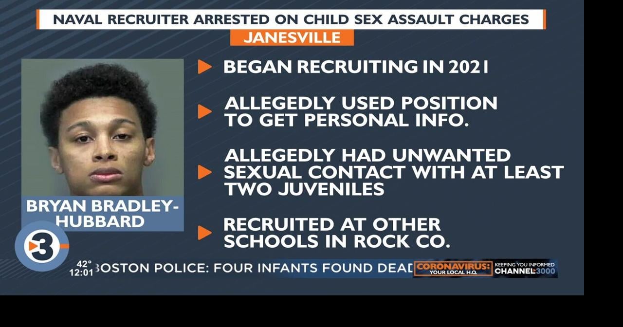 Naval recruiter arrested on child sexual assault charges in Janesville ...