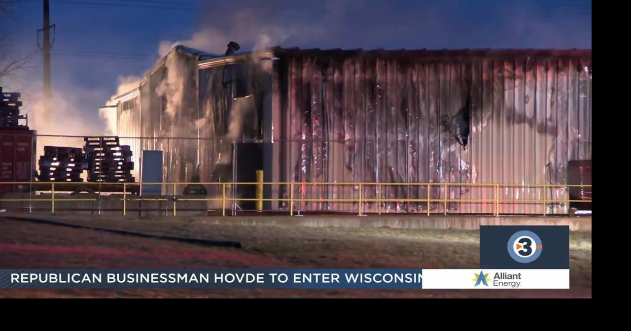 Crews respond to fire at Vico Plastics in Albion | Video | channel3000.com