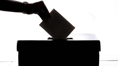 Vote Voting Ballot Box 3 For The People Generic Silhouette