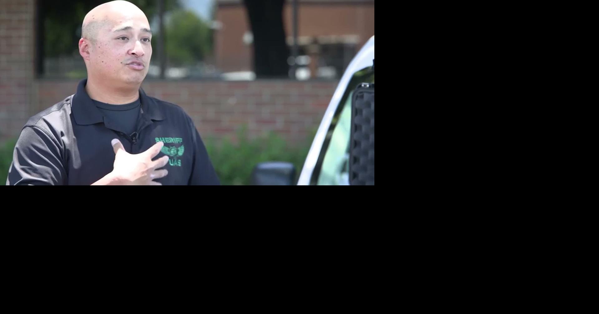 Sheriff's video shows drone being used to retrieve man's knife during a standoff