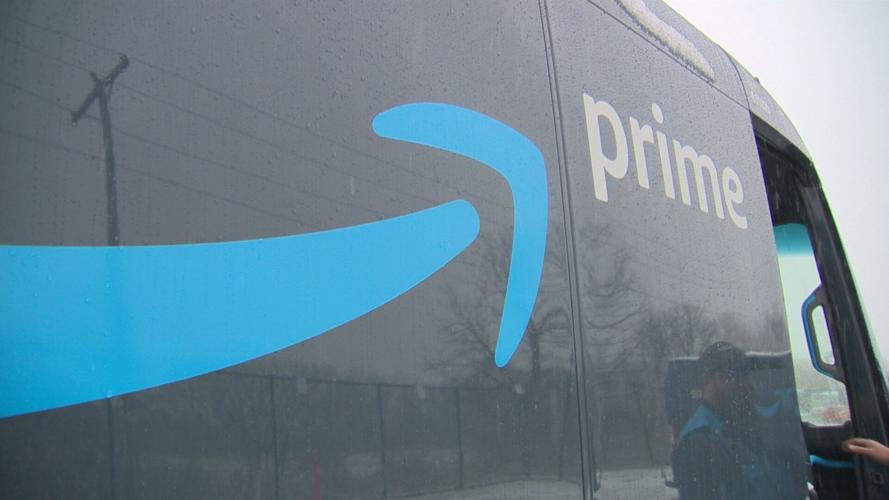 Amazon electric delivery vehicle exterior