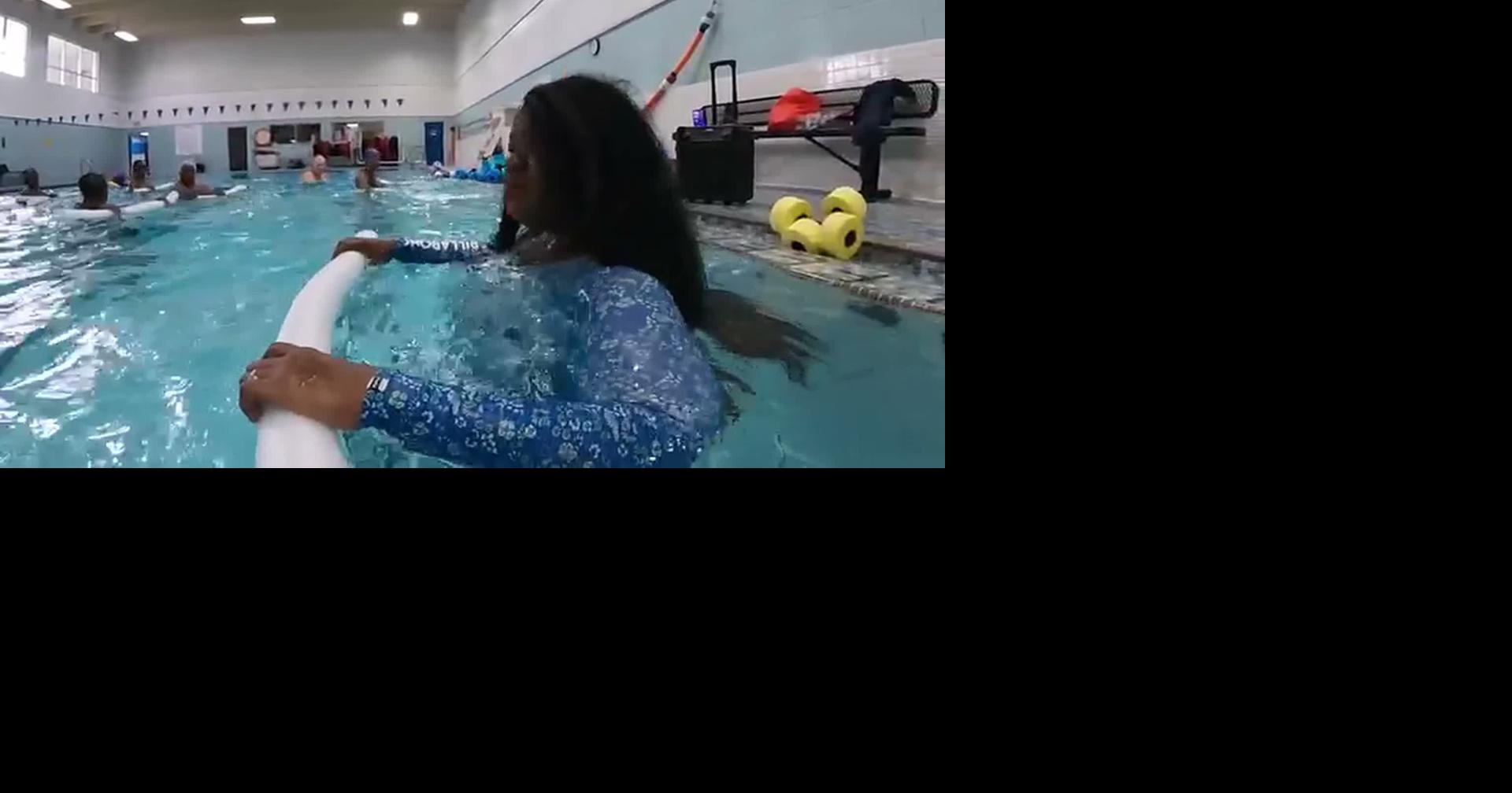 Woman says she lost over 200 pounds through water aerobics classes, became instructor