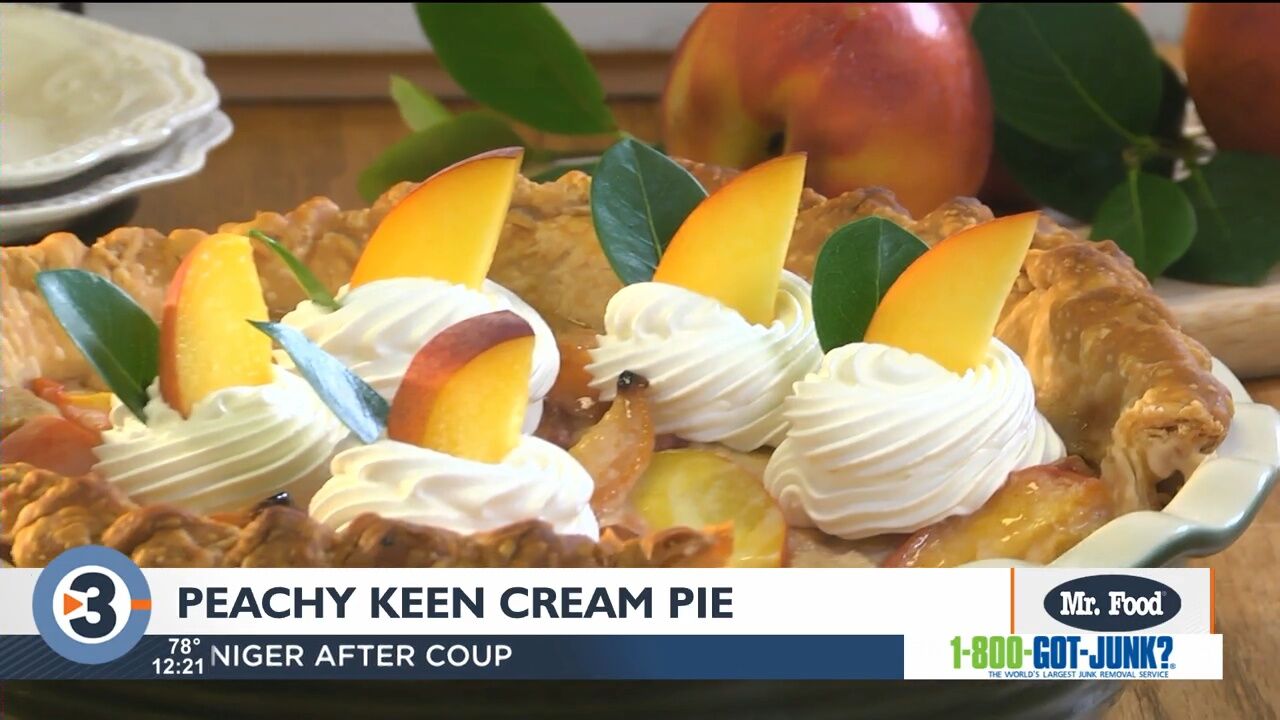 Mr. Food: Peachy Keen Cream Pie