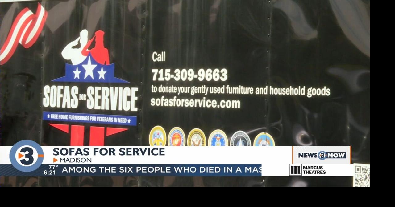Sofas for Service helps give back to veterans in Madison Local News