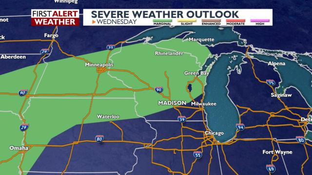 Much of central Wisconsin under threat of severe thunderstorms | Local ...