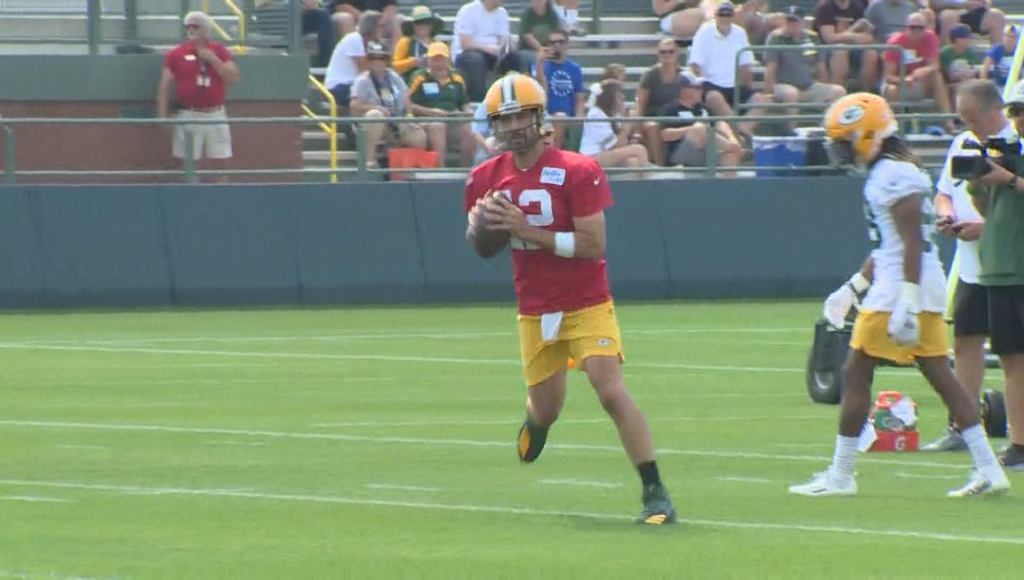 Packers hold sixth practice at Ray Nitschke Field