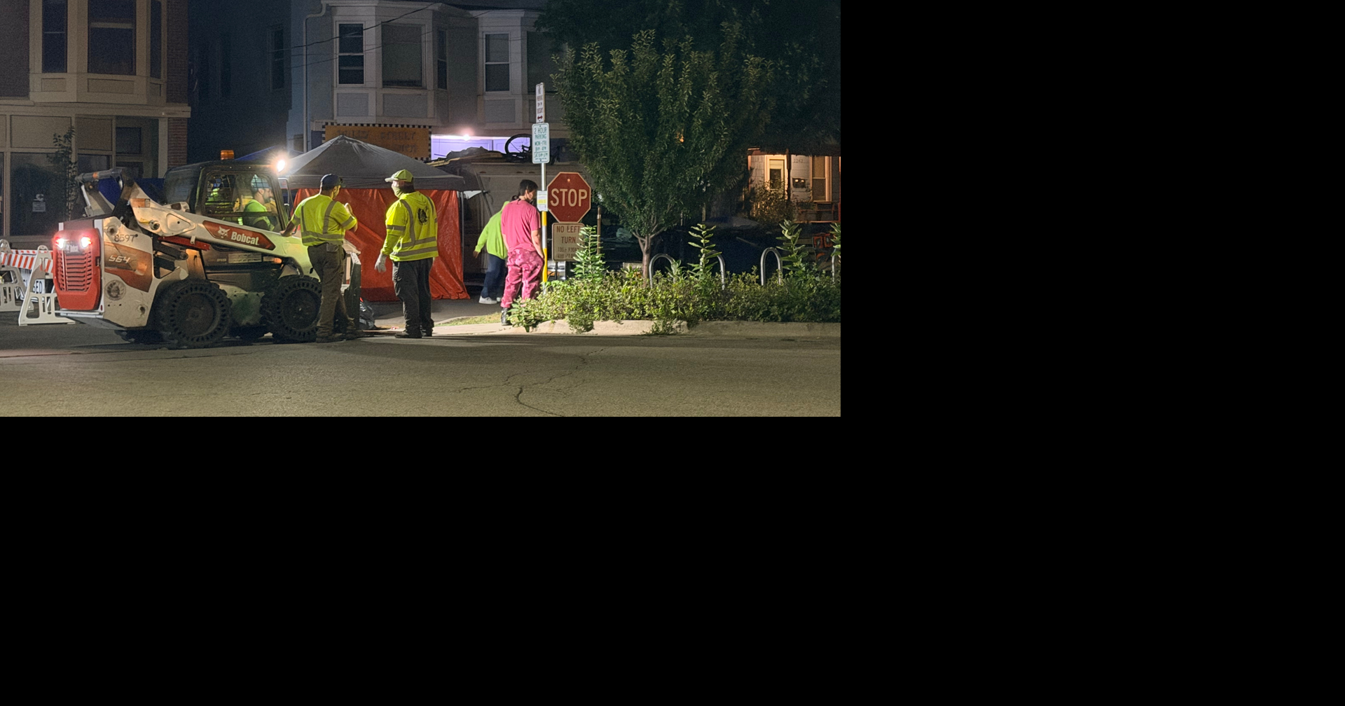 Encampment at site of Corey Ruiz shooting being cleared out