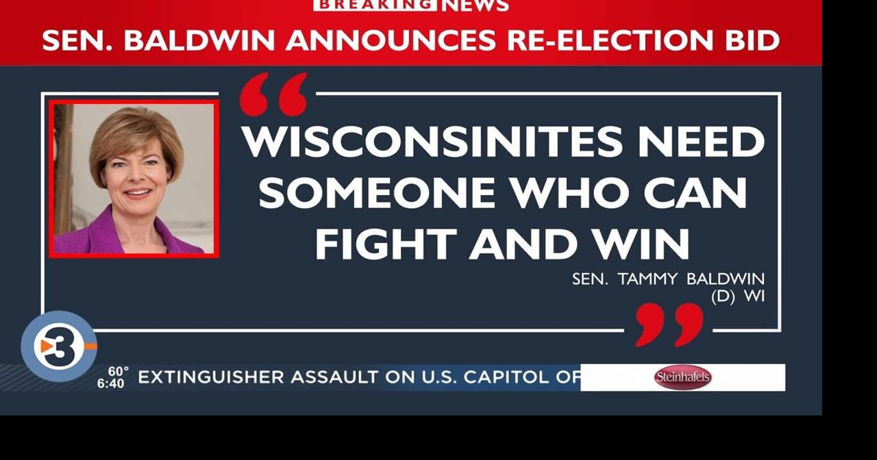 Sen. Tammy Baldwin announces reelection bid for third term Politics