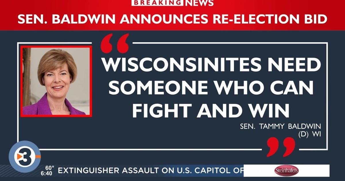 Sen. Tammy Baldwin announces reelection bid for third term Politics