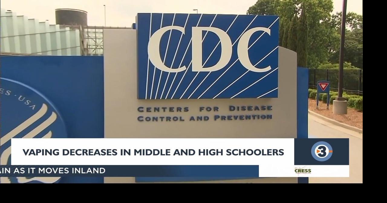 CDC data shows decrease in middle, high school vaping | News ...