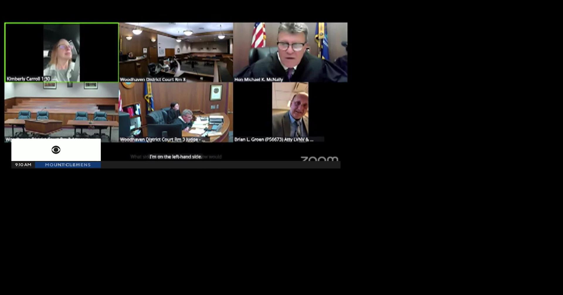 Michigan judge calls out defendant for driving during virtual court hearing: "You cannot be driving, ma'am"