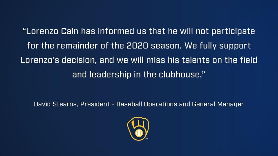 Lorenzo Cain opts out of playing in 2020 season