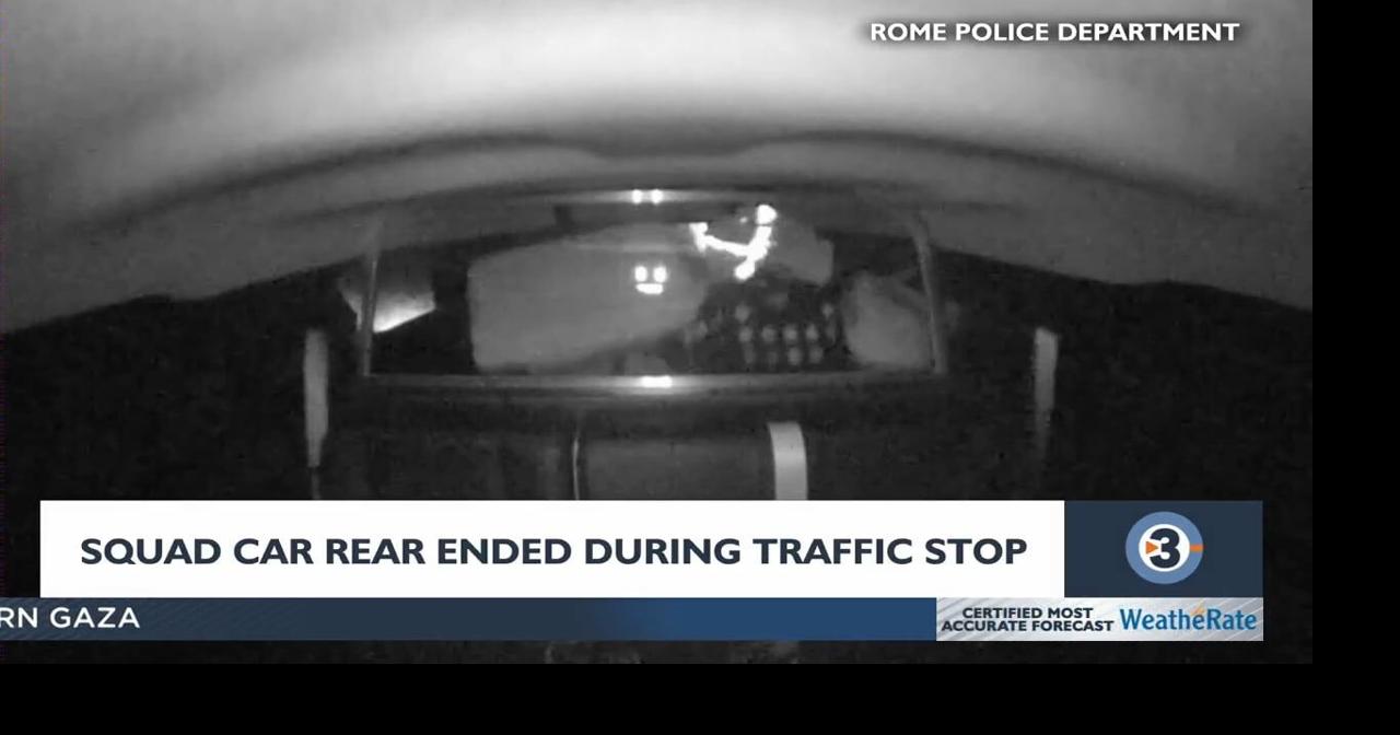 Rome police officer rear-ended in parked squad car | News | channel3000.com
