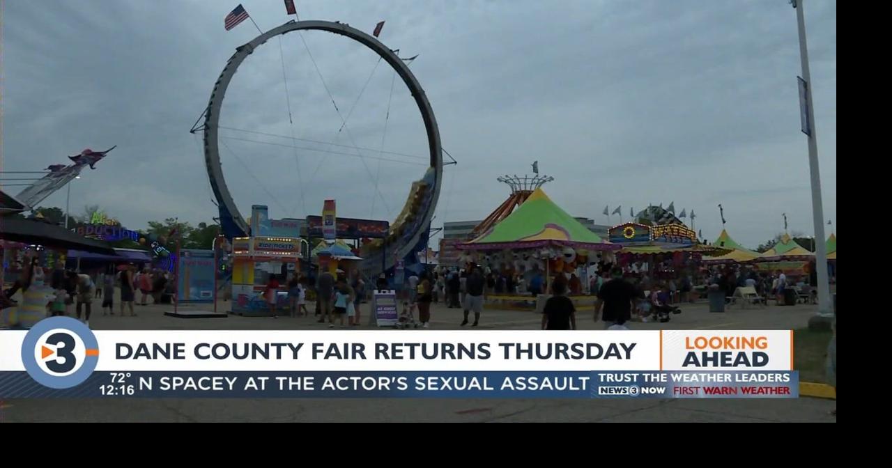Dane County Fair returns to Alliant Energy Center on Thursday News
