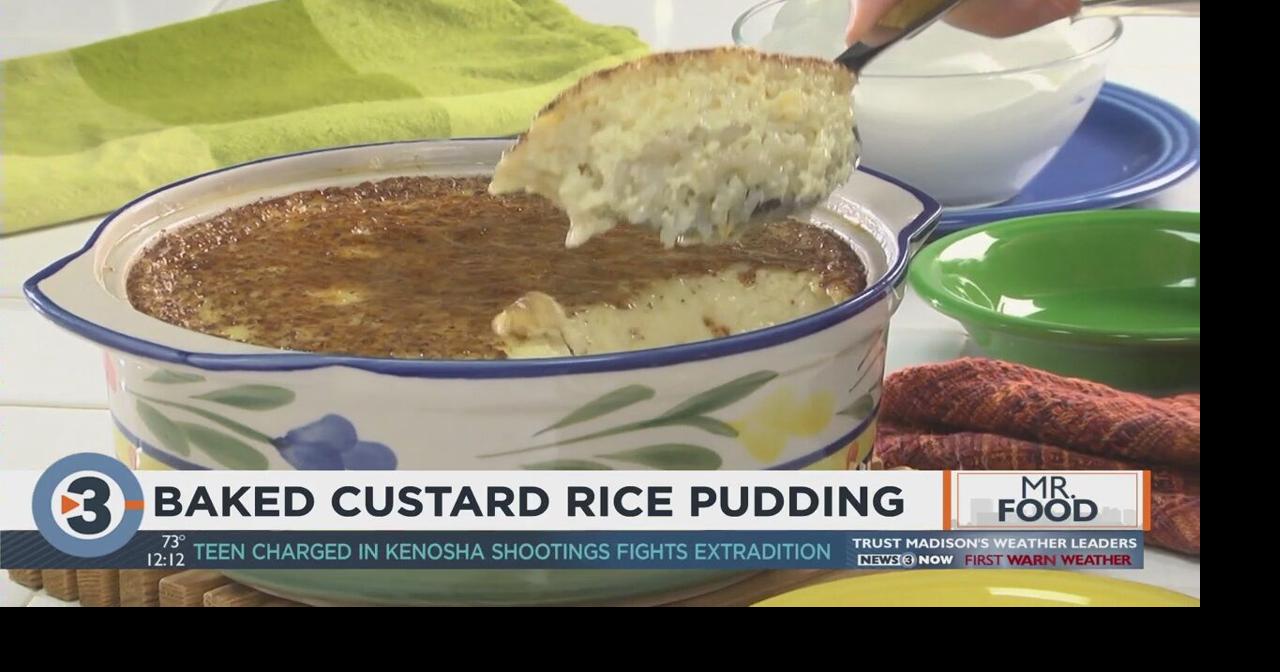 Mr. Food Baked Custard Rice Pudding Food & Recipes