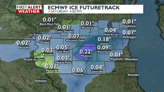 Messy weekend storm system will bring freezing rain gusty winds 