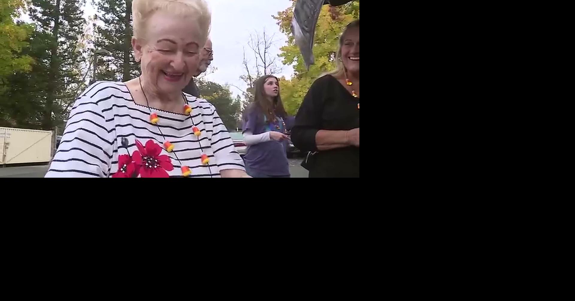 California senior living community hosts trick or treat event for seniors