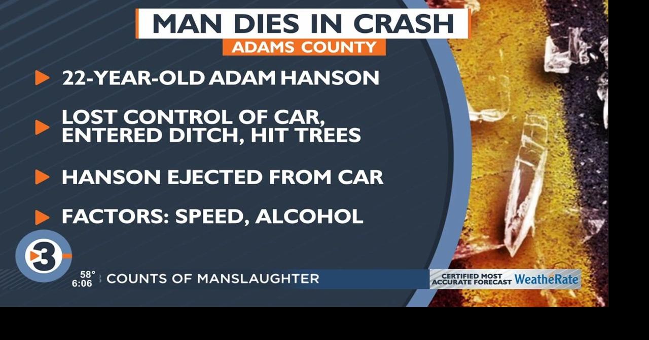 Wisconsin Dells man ejected from car, dies in crash in Adams County