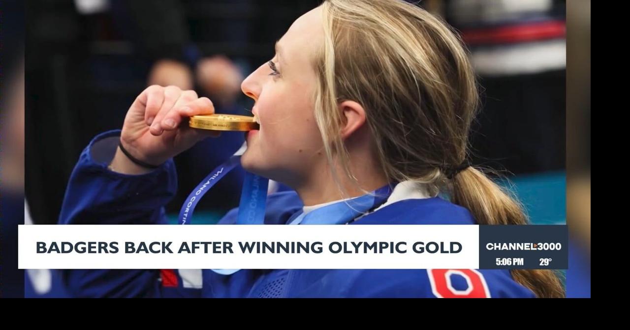 Badgers back after winning gold | Video | channel3000.com