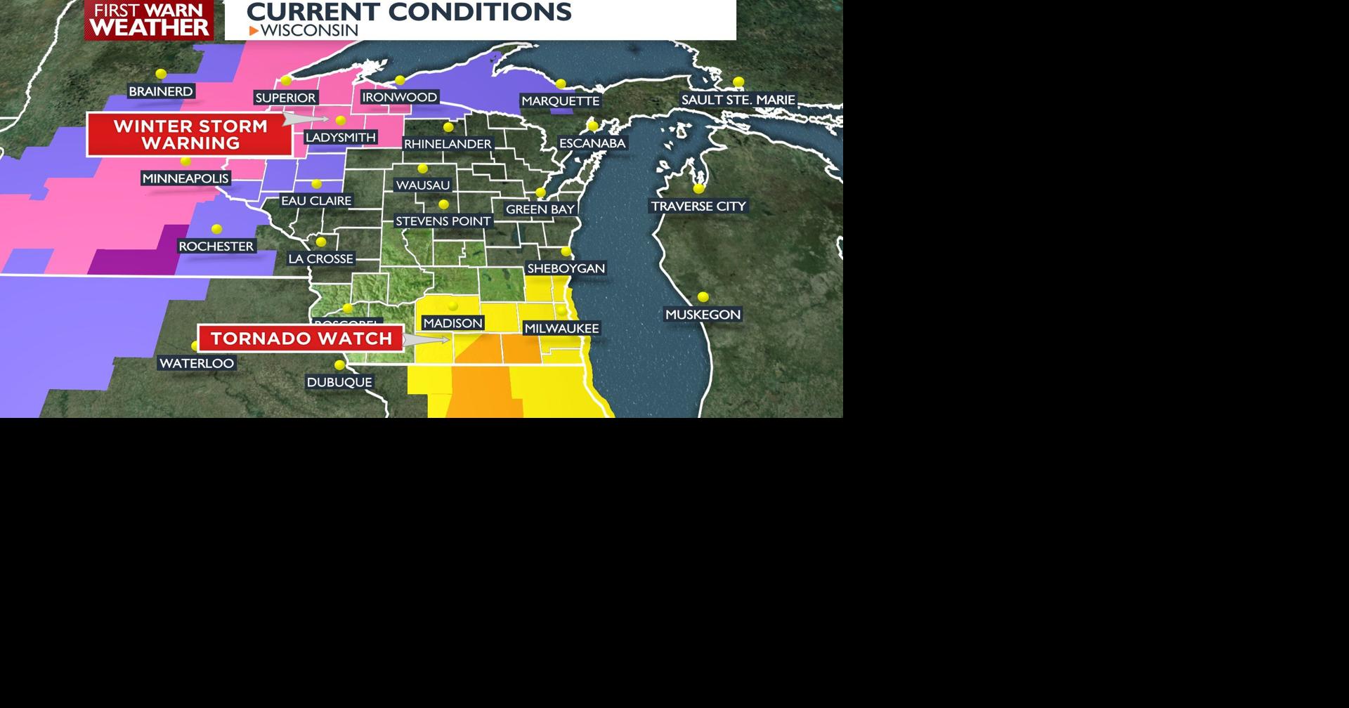 Severe thunderstorm warning issued for Rock, Walworth counties | Local ...
