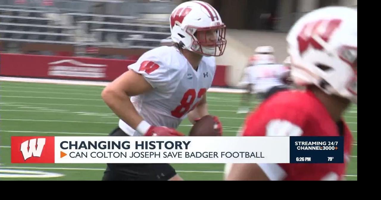 Colton Joseph embraces pressure as Wisconsin prepares for pivotal football season