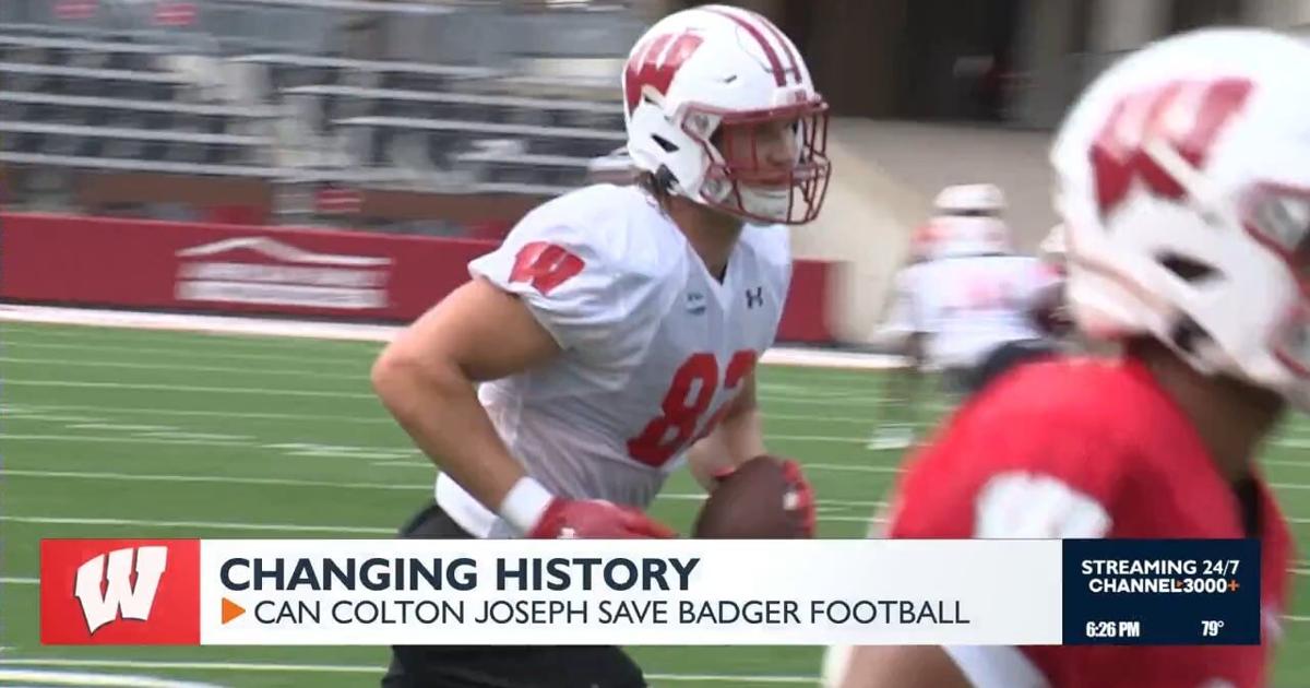 Colton Joseph embraces pressure as Wisconsin prepares for pivotal football season