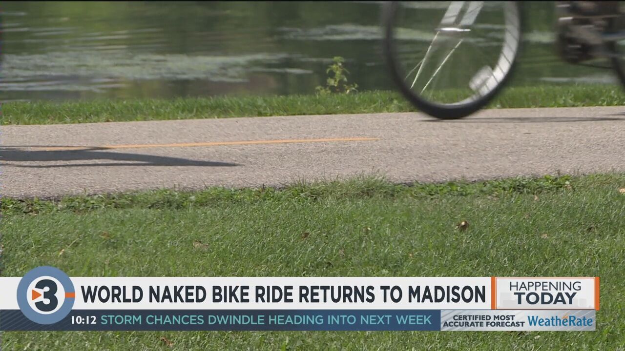 ‘Bare as you dare’: World Naked Bike Ride returns to Madison