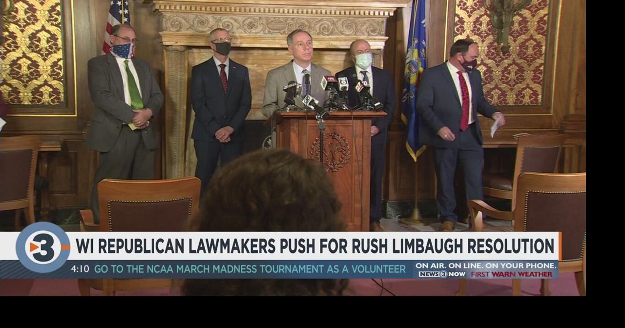 Wisconsin Republicans vote to honor Rush Limbaugh, reject Black History
