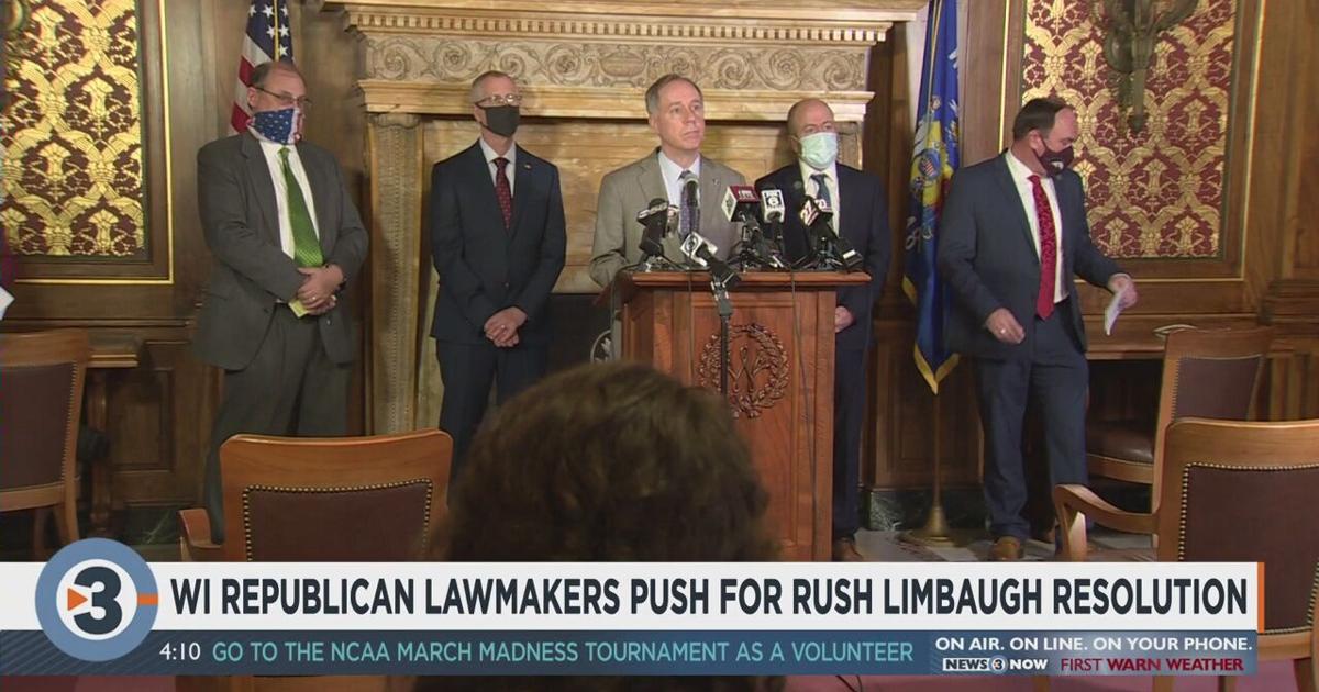 Wisconsin Republicans vote to honor Rush Limbaugh, reject Black History