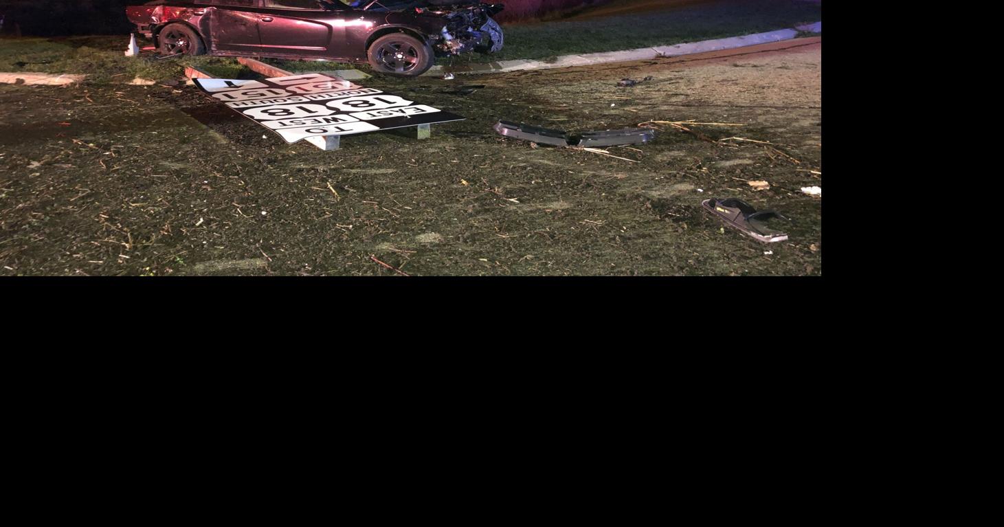 Madison man arrested for OWI after crashing into sign, running into ...