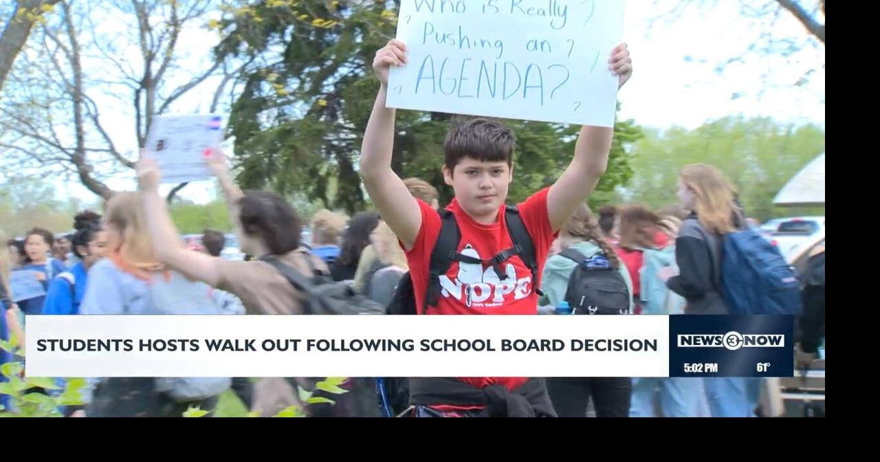Watertown High School students protest song removal from spring concert