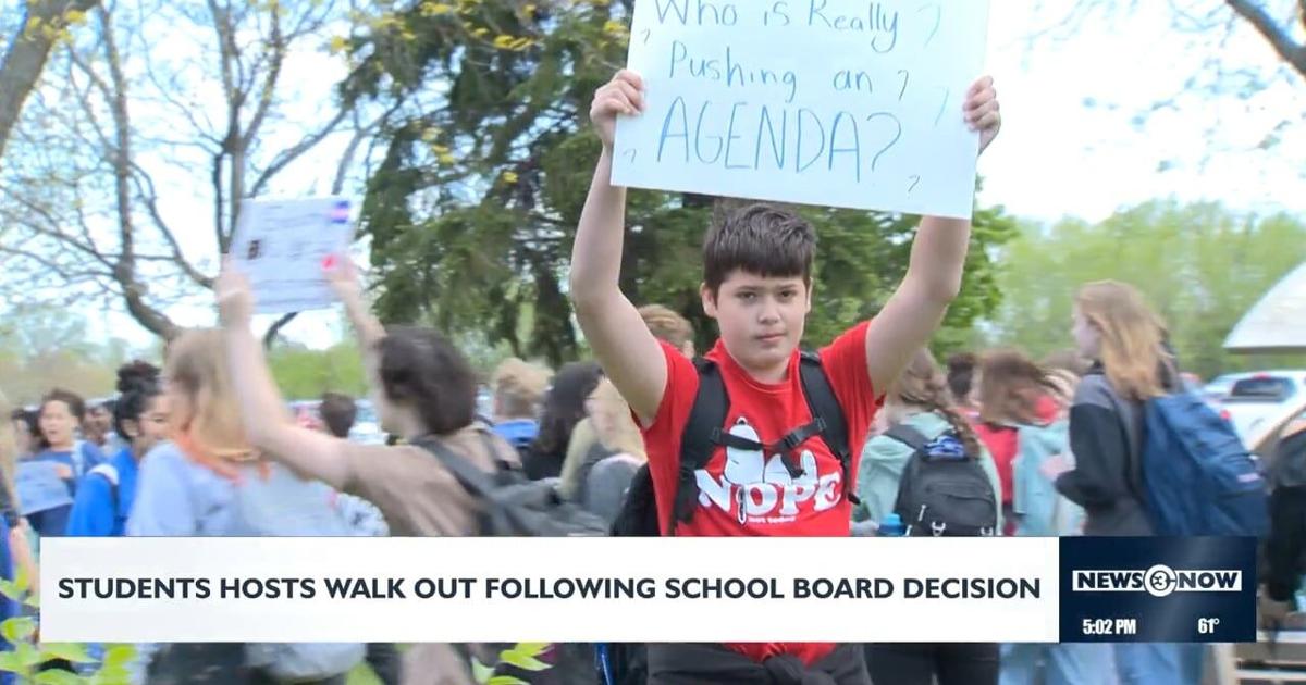Watertown High School students protest song removal from spring concert
