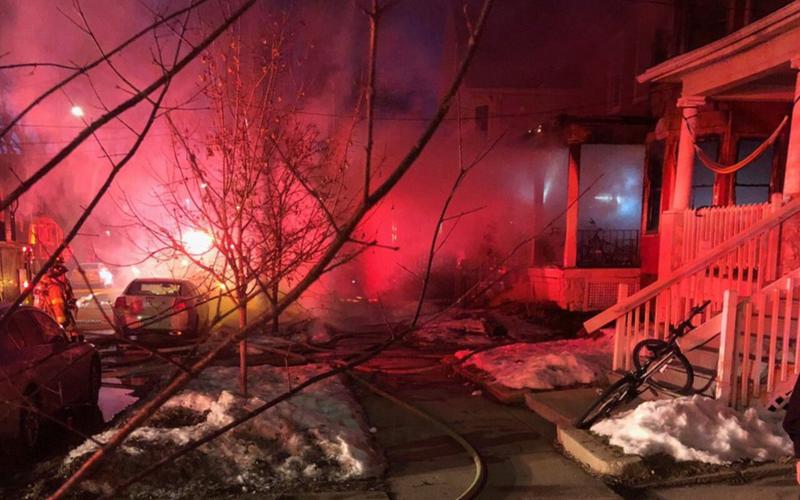 Fire in downtown Madison displaces seven people | Local News ...