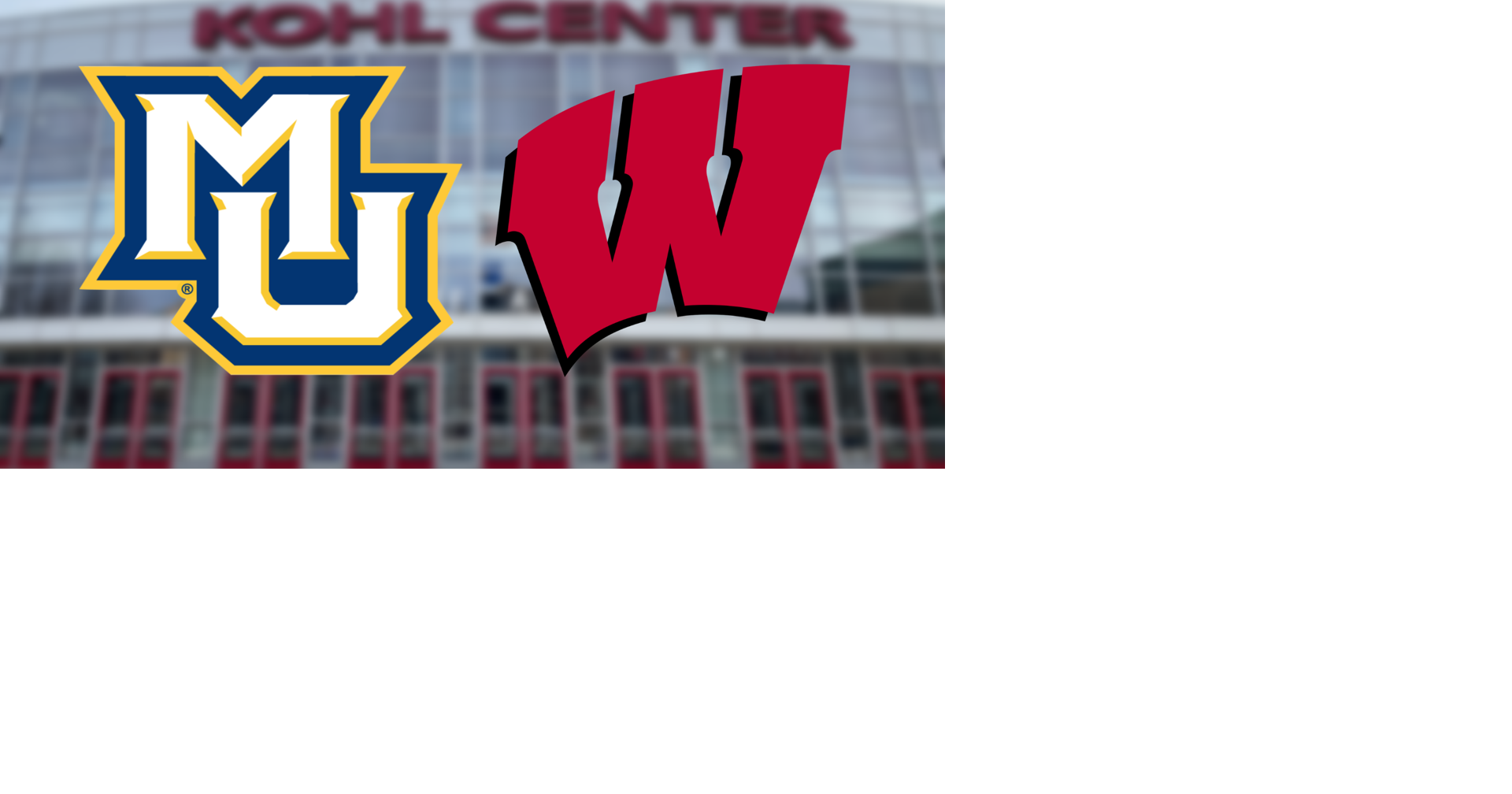 Badgers to renew I94 Rivalry with Marquette on Dec. 2 at Kohl Center